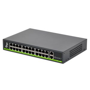 Switch CFTV Ativo 400w 52VDC 250m 24 Poe / 2 UPLINK - Gs0248 - M3 SW24P