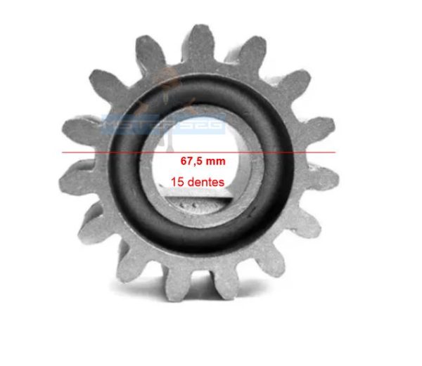 Engrenagem Deslizante Light Aluminio 10001089 - Nice/Peccinin